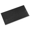 Crown 24 in. x 36 in. Tuff-Spun Foot-Lover Rectangular Diamond Surface Mat - Black