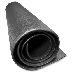Crown 24 in. x 36 in. Tuff-Spun Foot-Lover Rectangular Diamond Surface Mat - Black