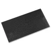 Crown 36 in. x 60 in. Tuff-Spun Foot-Lover Rectangular Diamond Surface Mat - Black