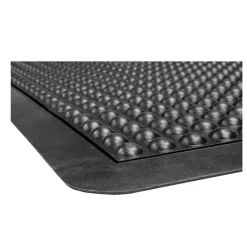 Crown 24 in. x 26 in. Yoga-Flex Anti-Fatigue Mat - Black