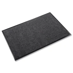 Crown EcoStep 48 in. x 96 in. Rectangular Wiper Mat - Charcoal