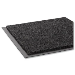 Crown EcoStep 48 in. x 96 in. Rectangular Wiper Mat - Charcoal