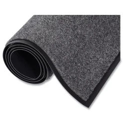 Crown EcoStep 48 in. x 96 in. Rectangular Wiper Mat - Charcoal