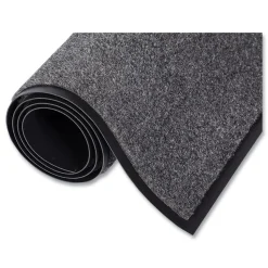 Crown EcoStep 36 in. x 48 in. Rectangular Wiper Mat - Charcoal