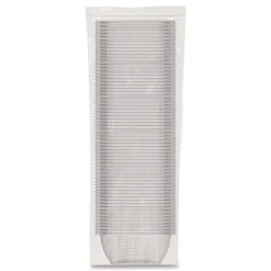 Dart 8.5 in. x 8.5 in. x 2.64 in. 12 oz. Plastic Bowls - Square Clear (504/Carton)