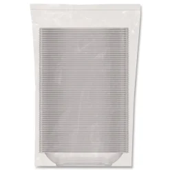 Dart 5 in. x 5 in. x 1.99 in. 24 oz. Plastic Bowls - Square Clear (252/Carton)