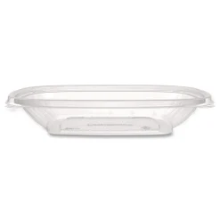 Dart 5 in. x 5 in. x 1.99 in. 24 oz. Plastic Bowls - Square Clear (252/Carton)