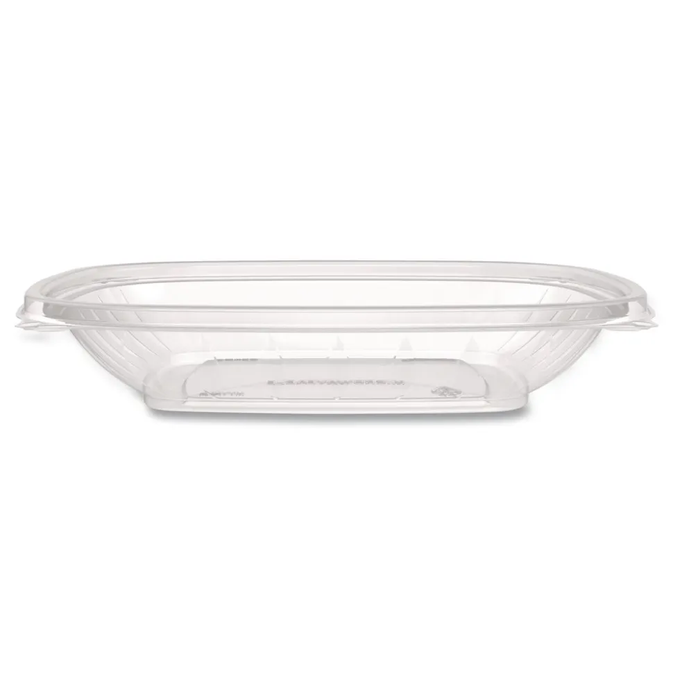 Dart 5 in. x 5 in. x 1.99 in. 24 oz. Plastic Bowls - Square Clear (252/Carton)