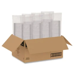 Dart 8.5 in. x 8.5 in. x 1.51 in. 8 oz. Square Plastic Bowls - Clear (504/Carton)