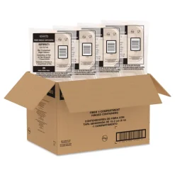 Dart 6.12 in. x 5.87 in. x 3.1 in. ProPlanet Seal Compostable Molded Fiber Hinged Trays - Natural (500/Carton)