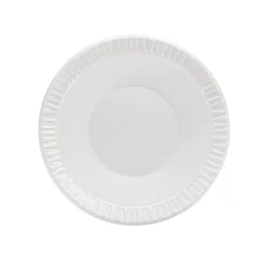 Dart 10 oz. - 12 oz. Quiet Classic Laminated Foam Dinnerware Bowls - White (1000/Carton)