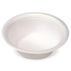 Dart 12 oz. Concorde Foam Bowls - White (125/Pack)