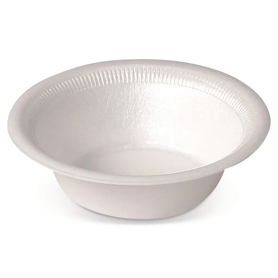 Dart 12 oz. Concorde Foam Bowls - White (125/Pack)