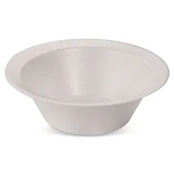 Dart 12 oz. Concorde Foam Bowls - White (125/Pack)