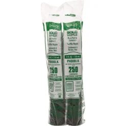 Dart 4 oz. Polystyrene Portion Cups - Black (2500/Carton)