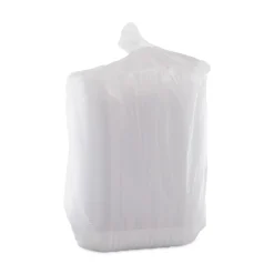 Dart C68NT2 ClearPac 6.2 in. x 6.2 in. x 1.6 in. 3.3 oz. 2-Compartments Plastic Nacho Tray - Large Clear (500/Carton)