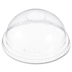 Dart DLR662 16 oz. Plastic Dome-Top Cold Cup Lids - Clear (1000/Carton)