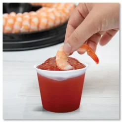 Dart 550PC 5.5 oz. Conex Complements Portion/Medicine Cups - Translucent (2500/Carton)