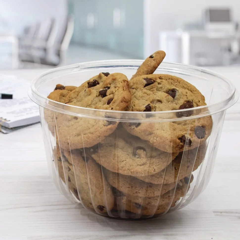 Dart PET64B PET Plastic 64 oz. Bowl - Clear (252/Carton)