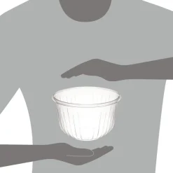 Dart PET64B PET Plastic 64 oz. Bowl - Clear (252/Carton)