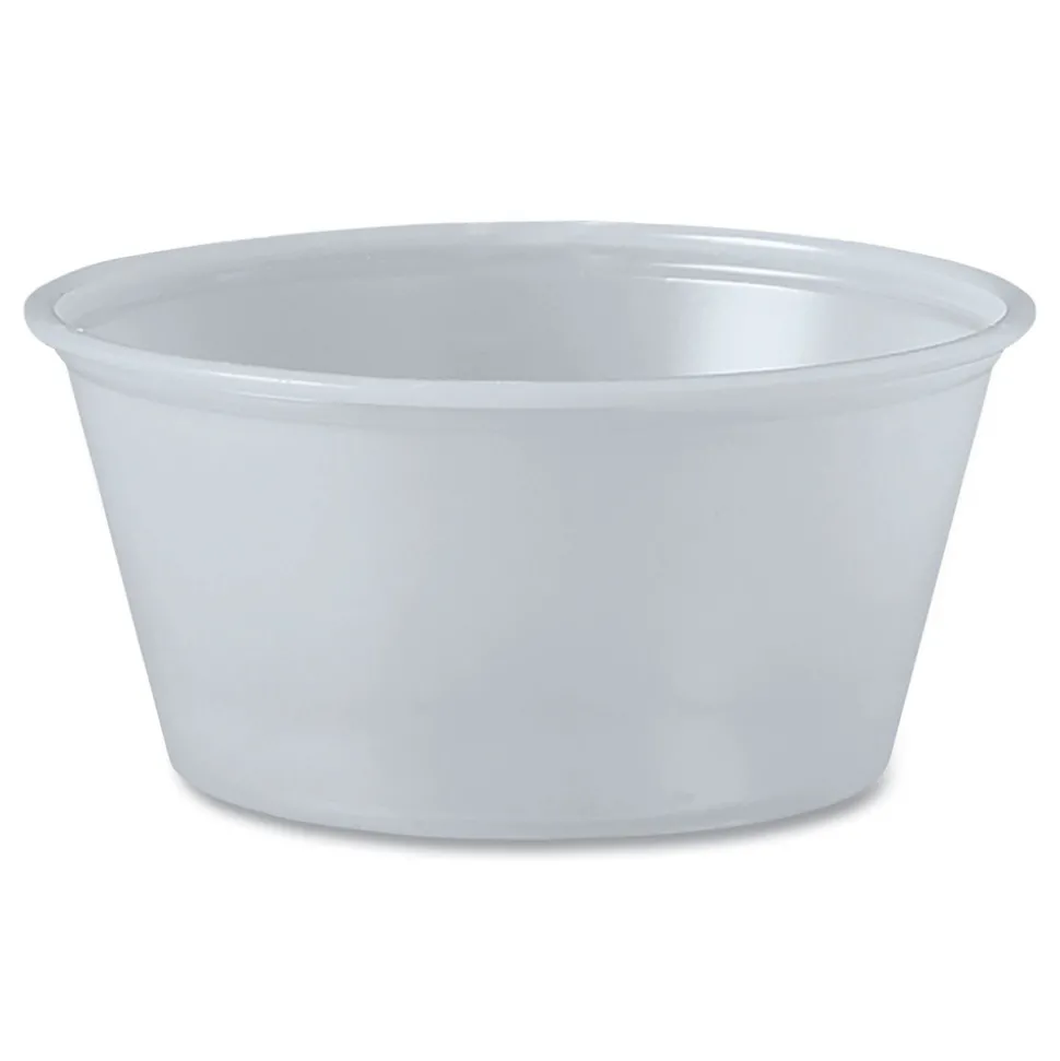 Dart P325N 3.25 oz. Polystyrene Portion Cups - Translucent (2500/Carton)