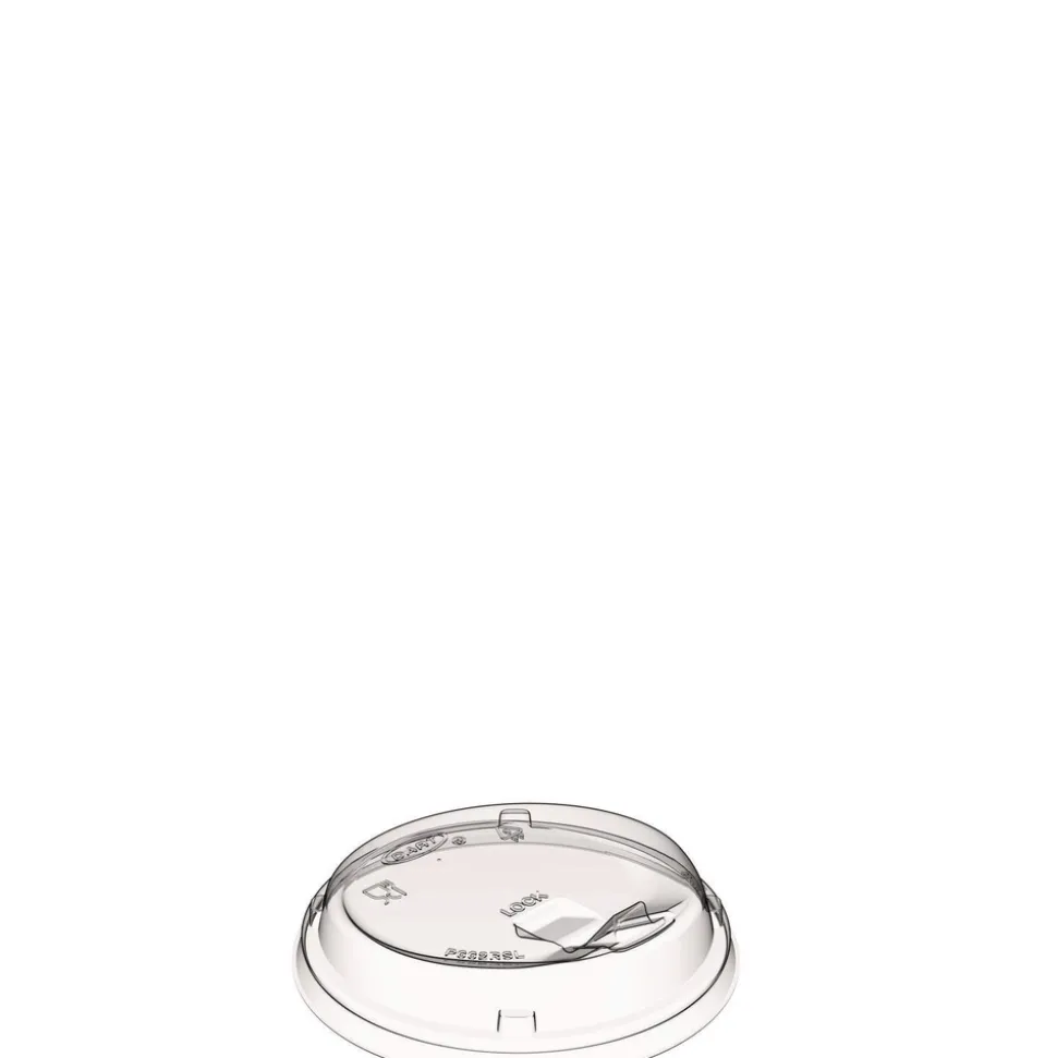 Dart Prima Strawless Plastic Lids Fits 9 oz. to 20 oz. Cold Cups - Clear (1000/Carton)