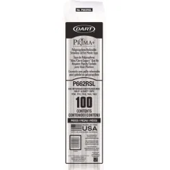 Dart Prima Strawless Plastic Lids Fits 9 oz. to 20 oz. Cold Cups - Clear (1000/Carton)