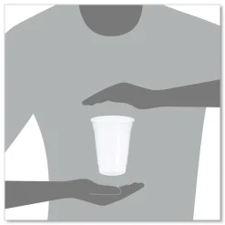 Dart 16PX 16 oz. Conex ClearPro Plastic Cold Cups - Clear (1000/Carton)