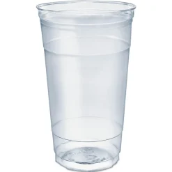 Dart TC32 32 oz. Ultra Clear PETE Cold Cups - Clear (300/Carton)