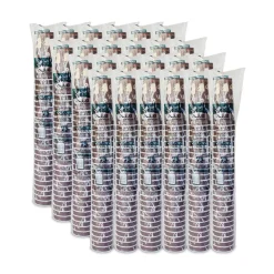 Dart Thermoguard 24 oz. Insulated Paper Hot Cups - Steam Print (600/Carton)