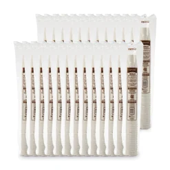 Dart Thermoguard 8 oz. Insulated Paper Hot Cups - White Sustainable Forest Design (1000/Carton)