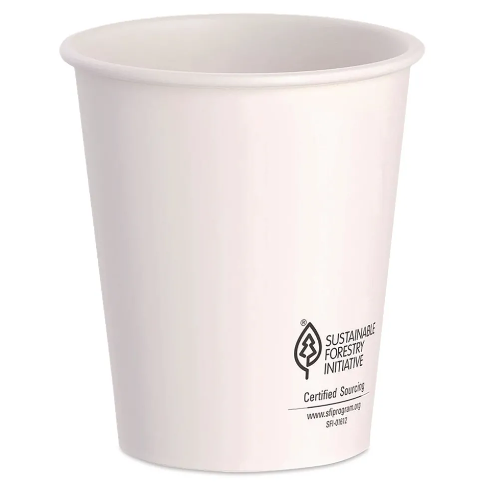Dart ThermoGuard Paper Hot Cup 12 oz White 30/Pack