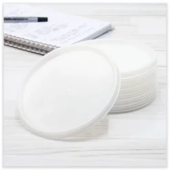 Dart Vented Plastic Lids for Foam Cups Bowls and Containers Fits 12 oz. to 60 oz. - Translucent (1000/Carton)