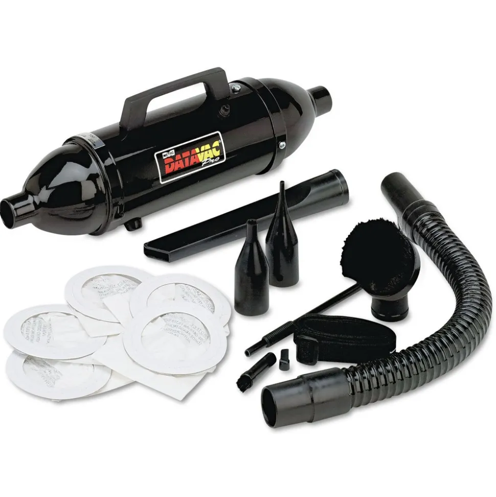 DataVac 0.5 HP Corded Handheld Steel Vacuum/Blower - Black