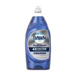 Dawn 32.7 oz. Bottle Platinum Liquid Dish Detergent - Refreshing Rain Scent (8/Carton)