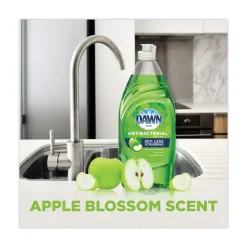 Dawn 38 oz. Bottle Ultra Antibacterial Dishwashing Liquid - Apple Blossom Scent (8/Carton)