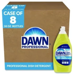 Dawn Professional 38 oz. Bottle Manual Pot/Pan Dish Detergent - Lemon (8/Carton)