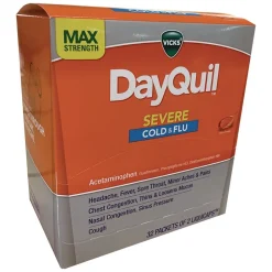 Dayquil Severe Cold and Flu Relief LiquiCaps (2 LiquiCaps/Packet, 32 Packets/Box)