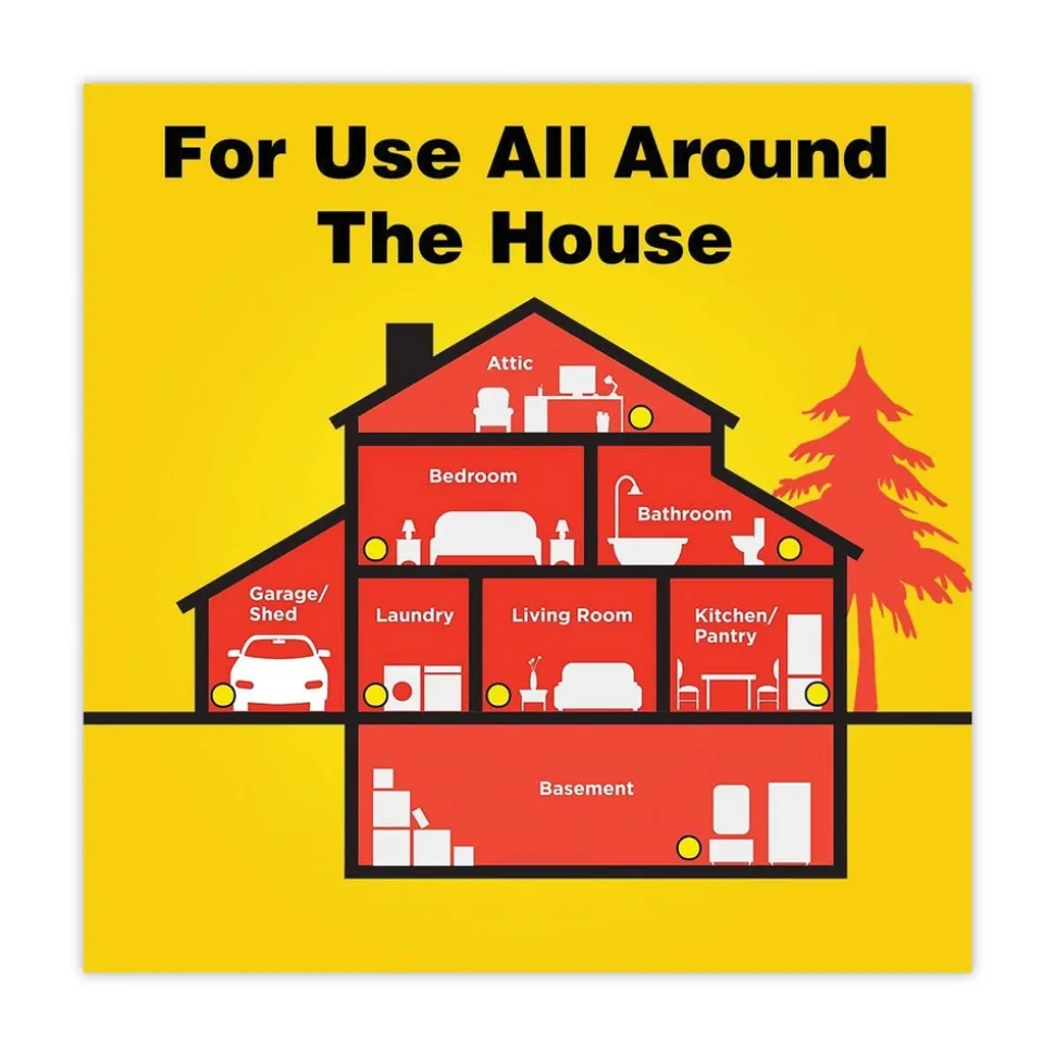 d-CON 3 in. x 3 in. x 1.25 in. Disposable Bait Station (6/Carton)