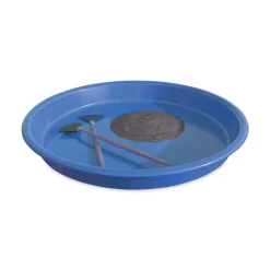 Deflecto 13 in. Diameter Little Artist Antimicrobial Craft Tray - Blue