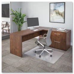 Deflecto 48 in. x 36 in. SuperGrip Rectangular Chair Mat - Clear