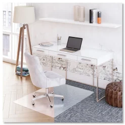 Deflecto 48 in. x 36 in. SuperGrip Rectangular Chair Mat - Clear