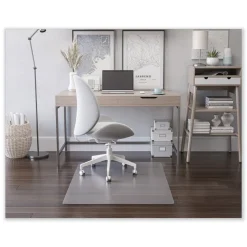 Deflecto 45 in. x 53 in. EconoMat All Day Use Chair Mat for Hard Floors - Clear