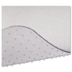 Deflecto 36 in. x 48 in. OceanMat Lipped Carpet Chair Mat - Clear