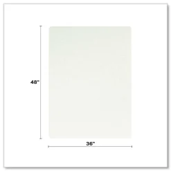 Deflecto 36 in. x 48 in. Oceanmat Hard Floor Chair Mat - Clear