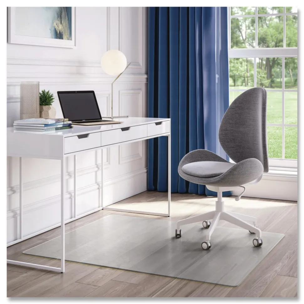 Deflecto 36 in. x 48 in. Oceanmat Hard Floor Chair Mat - Clear