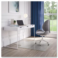 Deflecto 36 in. x 48 in. Oceanmat Hard Floor Lipped Chair Mat - Clear