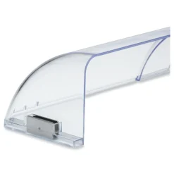 Deflecto 3.87 in. x 9 in. x 2.75 in. Premium Unbreakable Air Deflector - Clear