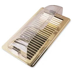 Deflecto 3.87 in. x 9 in. x 2.75 in. Premium Unbreakable Air Deflector - Clear