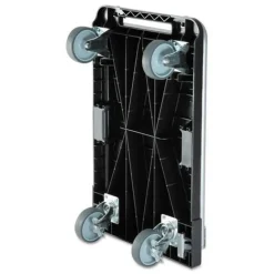 Deflecto 300 lb Capacity 21 x 32.5 x 37.5 Heavy-Duty Platform Cart - Black